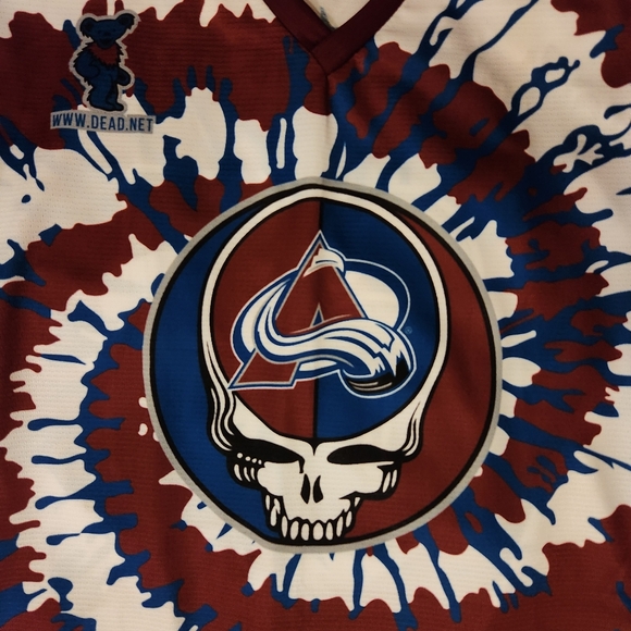 NWOT Limited Edition Grateful Dead Hockey Jersey - Tie Dye - Picture 4 of 9